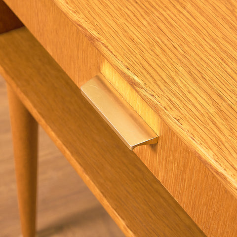 Swedish side table in oak