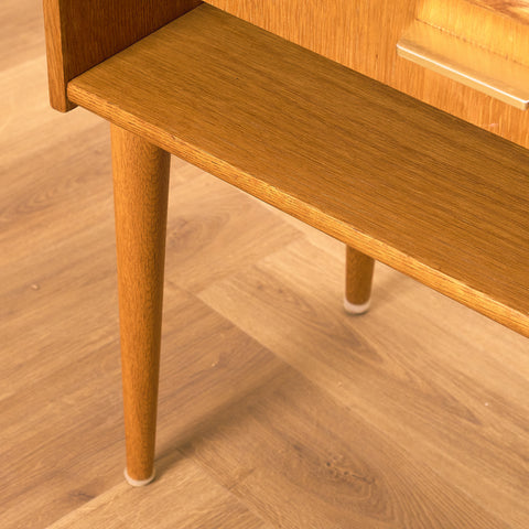 Swedish side table in oak