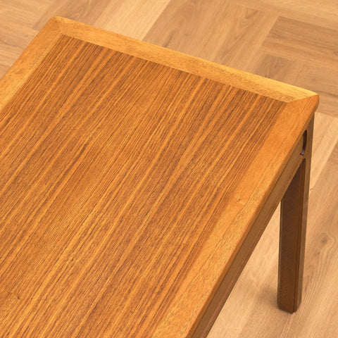 Swedish side table in walnut by AB Westbergs