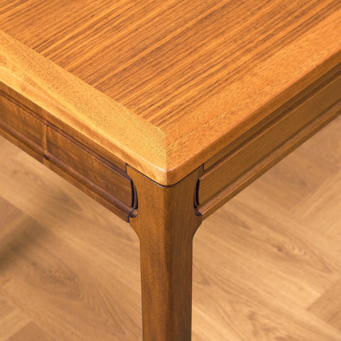 Swedish side table in walnut by AB Westbergs