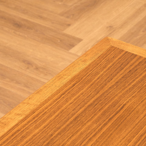 Swedish side table in walnut by AB Westbergs