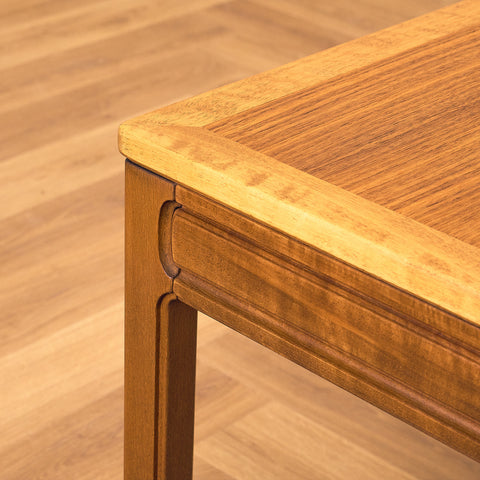 Swedish side table in walnut by AB Westbergs