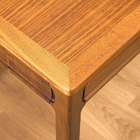 Swedish side table in walnut by AB Westbergs