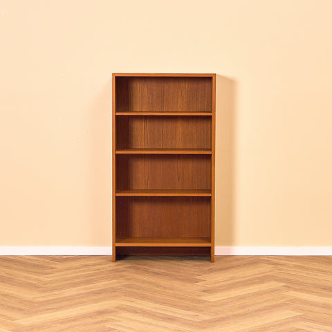 Swedish bookshelf in teak by Wirserums Nya Möbelfabrik