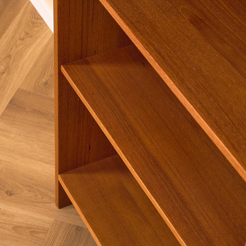 Swedish bookshelf in teak by Wirserums Nya Möbelfabrik