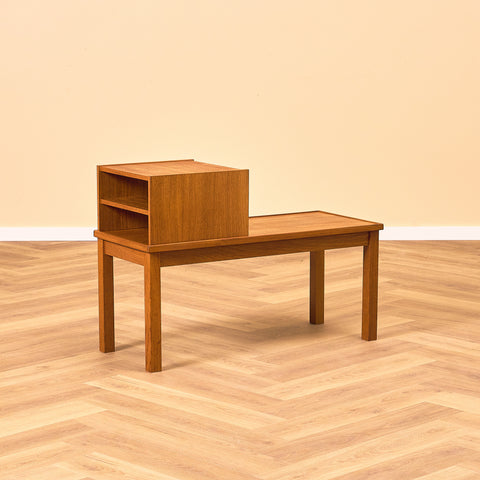 Swedish side table/Hall bench in teak