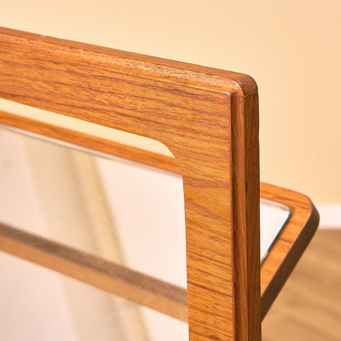 Swedish dressing table / Writing desk in teak and beech by AB Nybrofabriken, Fröseke