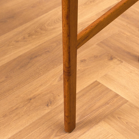 Swedish dressing table / Writing desk in teak and beech by AB Nybrofabriken, Fröseke