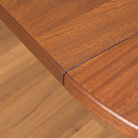 Danish round dining table in mahogany by Farstrup