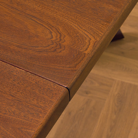 Danish round dining table in mahogany by Farstrup