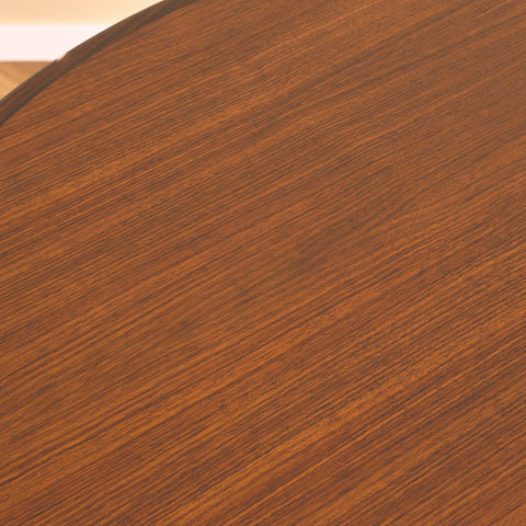 Danish round dining table in Santos rosewood