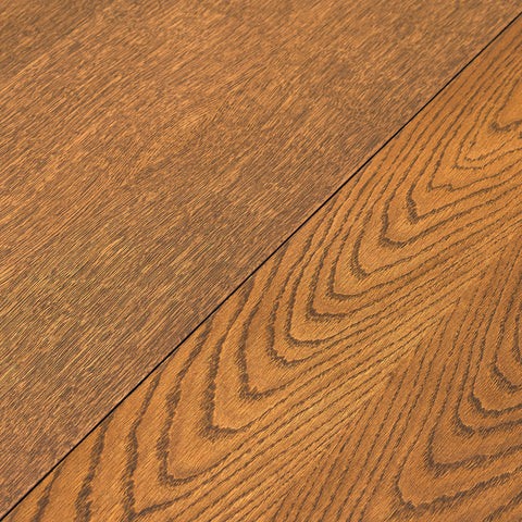 Danish round dining table in oak by Farstrup