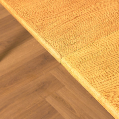 Swedish rectangular dining table in oak, model 'Calmare nyckel' by Carl Malmsten
