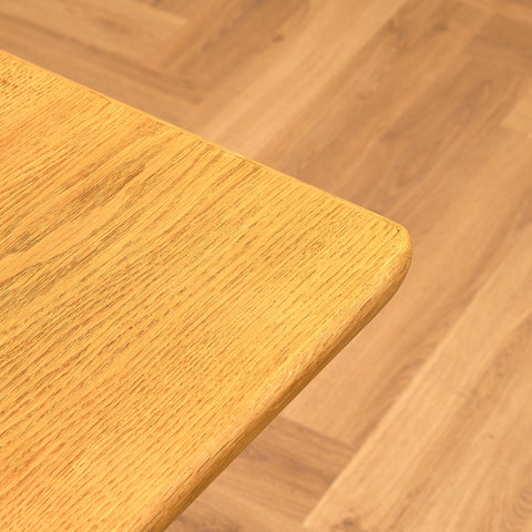 Swedish rectangular dining table in oak, model 'Calmare nyckel' by Carl Malmsten