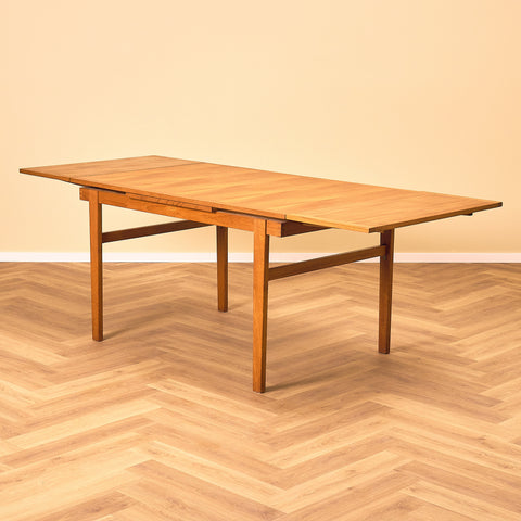 Swedish dining table in teak