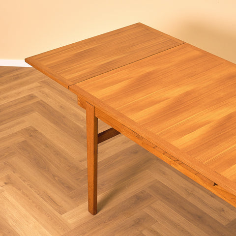 Swedish dining table in teak