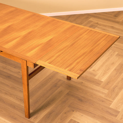Swedish dining table in teak
