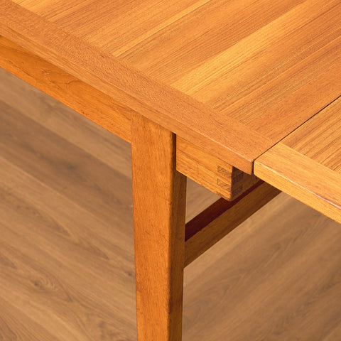 Swedish dining table in teak