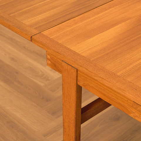 Swedish dining table in teak