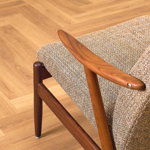 Danish armchair in walnut