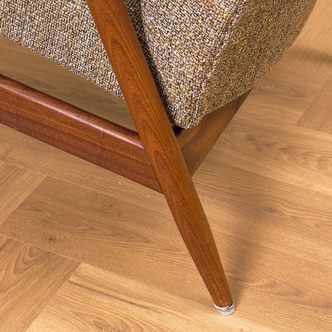 Danish armchair in walnut