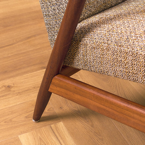 Danish armchair in walnut