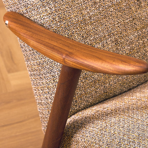Danish armchair in walnut