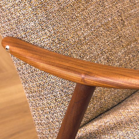 Danish armchair in walnut
