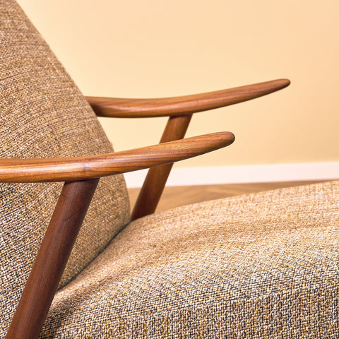 Danish armchair in walnut
