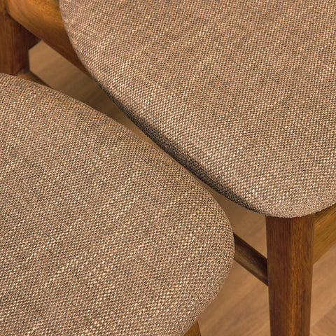 Danish dining chairs in teak & oak by Farstrup