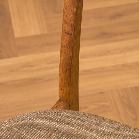 Danish dining chairs in teak & oak by Farstrup