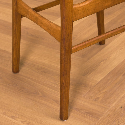 Danish dining chairs in teak & oak by Farstrup