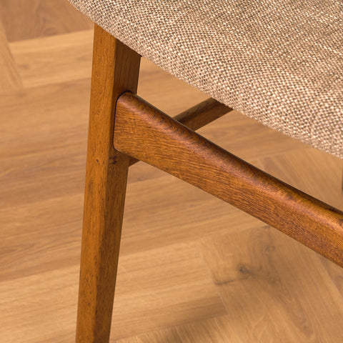 Danish dining chairs in teak & oak by Farstrup