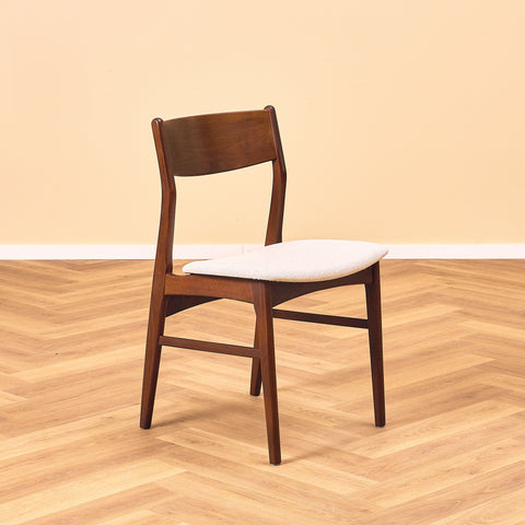 Danish dining chairs in teak & beech