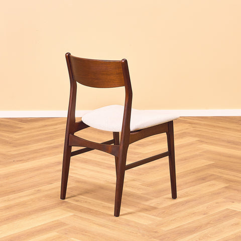Danish dining chairs in teak & beech