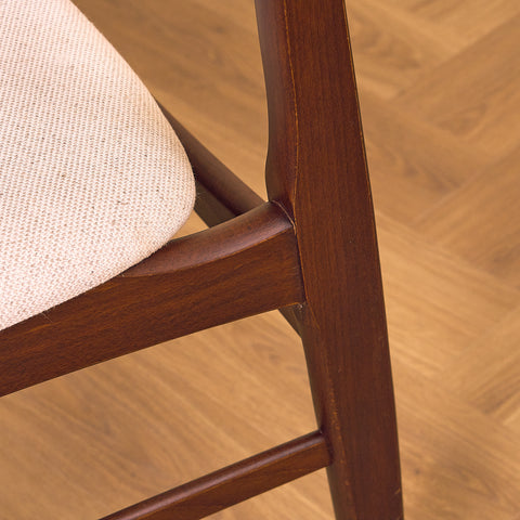 Danish dining chairs in teak & beech