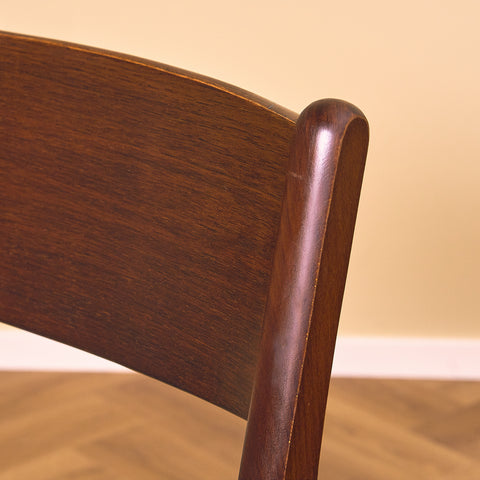 Danish dining chairs in teak & beech