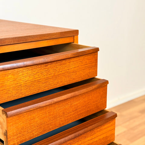 Swedish writing desk in teak, 1960s-70s