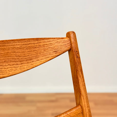 Swedish set of 4 dining chairs in oak