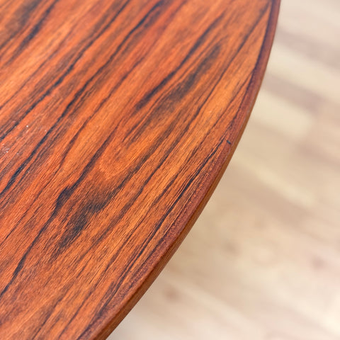 Danish round dining table 'model 55' with 3 ext by Omann Jun