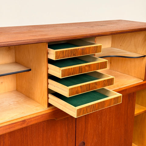 Danish highboard in teak