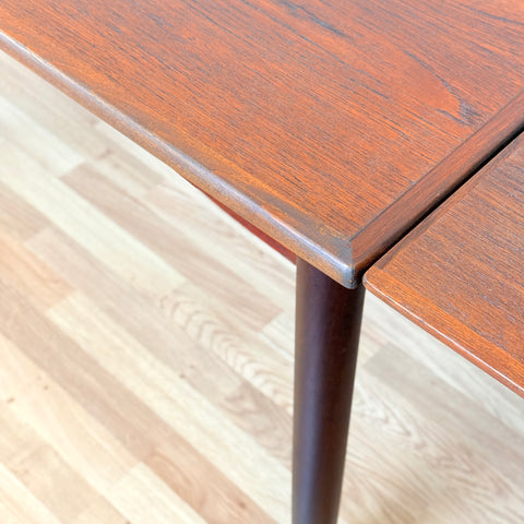 Danish rectangular dining table in teak
