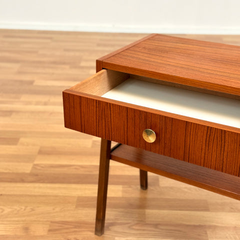Swedish side table in teak