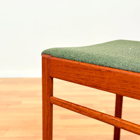 Swedish set of 4 dining chairs in teak