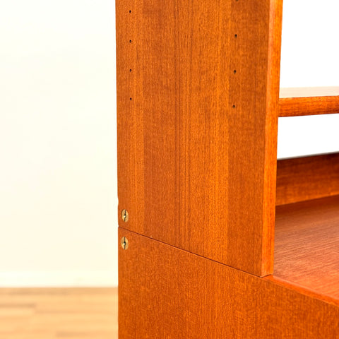 Swedish bookshelf in teak by Bertil Fridhagen for Bodafors