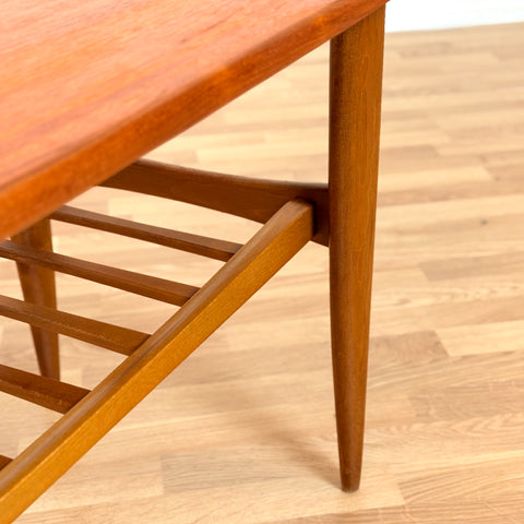 Swedish coffee table in teak