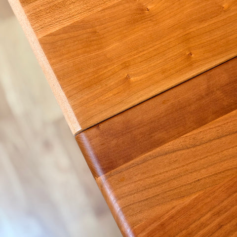 Danish oval dining table in cherry by Snedkergården