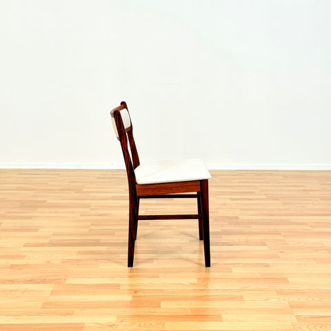 Danish set of dining chairs in Santos rosewood