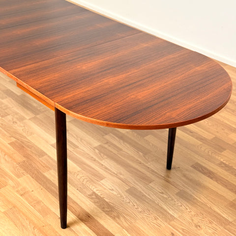 Danish dining table in Santos rosewood "Arne Vodder style"