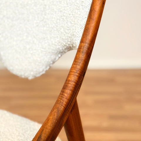 Danish set of 6 dining chairs in walnut